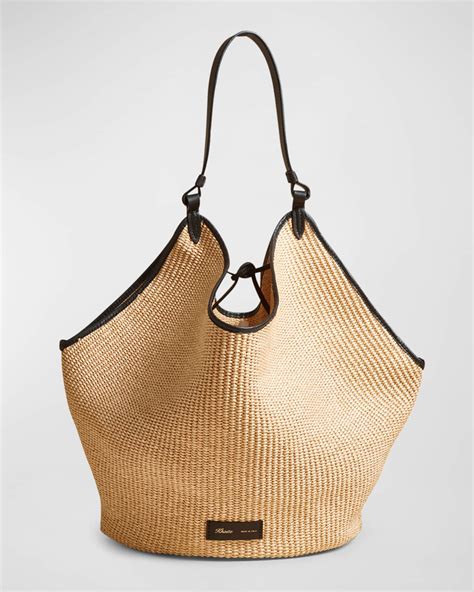 khaite raffia bag dupe|handbags with raffia.